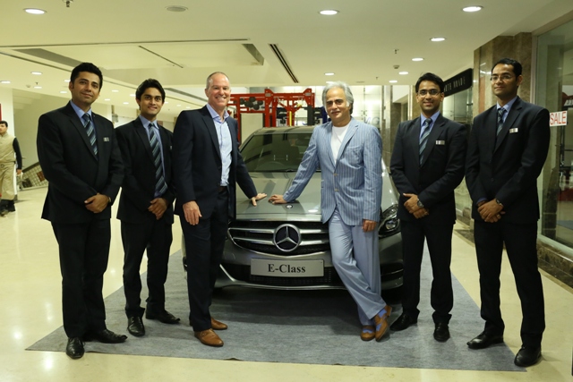 Mercedes Executives Mr. Gene harper Mr. Deepak Dewan and Mercedes Executives
